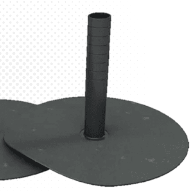 Hovedbilde ABS mansjett lang for papptekking 16 mm post inkl ...
