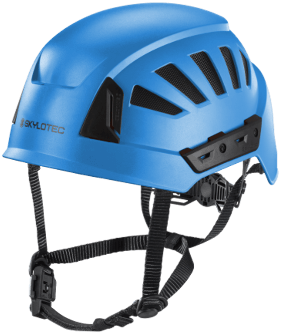 Hovedbilde SKYLOTEC INCEPTOR GRX hjelm med hakestropp blå