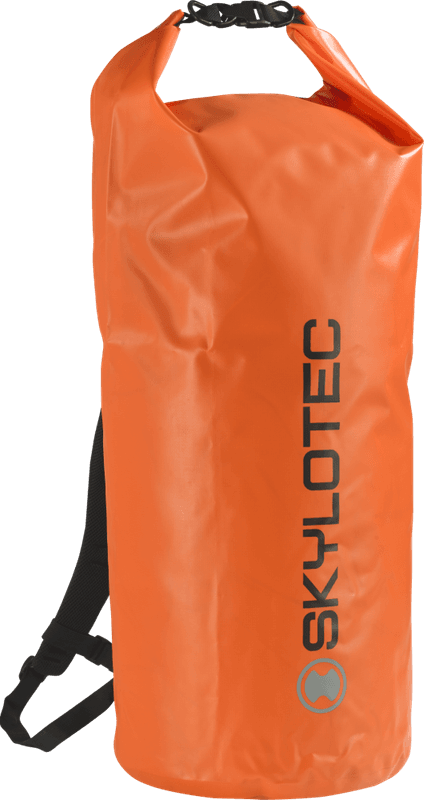 SKYLOTEC DRYBAG med bæresystem 59 L/250 m tau orange
